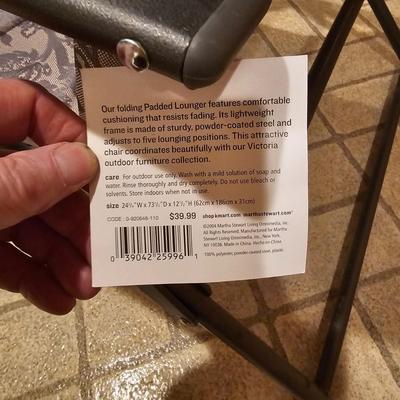 Martha Stewart Padded Lounger & Side Chair (BDF-JS)