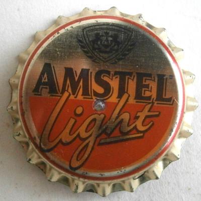 (8) AMSTEL Light Bottle Cap Light-Up Pins,