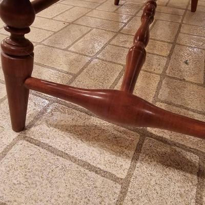Hitchcock Oak Colonial Spindle Back Bench (BDF-JS)