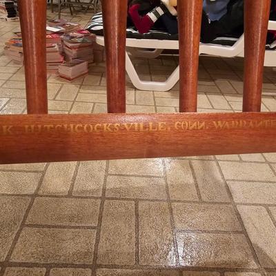 Hitchcock Oak Colonial Spindle Back Bench (BDF-JS)