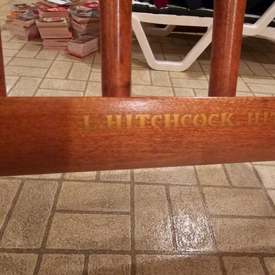 Hitchcock Oak Colonial Spindle Back Bench (BDF-JS)