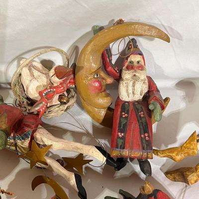 Teena Flanner Paper Mache Ornaments, Dept 56 and More (B2-DZ)