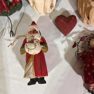 Teena Flanner Paper Mache Ornaments, Dept 56 and More (B2-DZ)