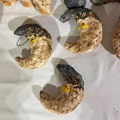 Teena Flanner Paper Mache Ornaments, Dept 56 and More (B2-DZ)
