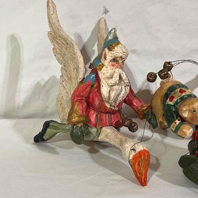 Teena Flanner Paper Mache Ornaments, Dept 56 and More (B2-DZ)