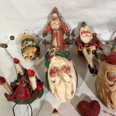 Teena Flanner Paper Mache Ornaments, Dept 56 and More (B2-DZ)