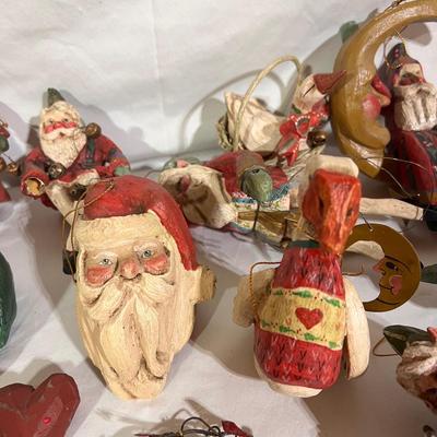 Teena Flanner Paper Mache Ornaments, Dept 56 and More (B2-DZ)