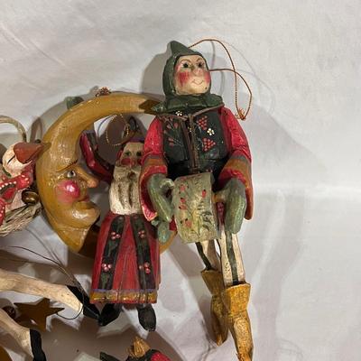 Teena Flanner Paper Mache Ornaments, Dept 56 and More (B2-DZ)