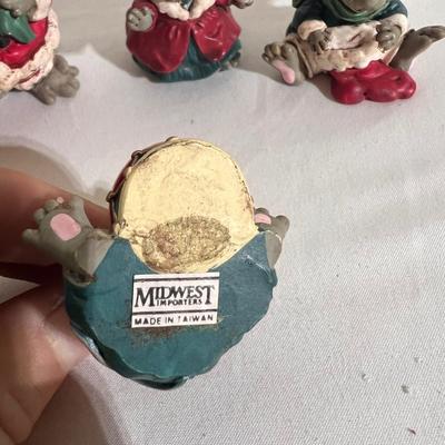 Teena Flanner Paper Mache Ornaments, Dept 56 and More (B2-DZ)