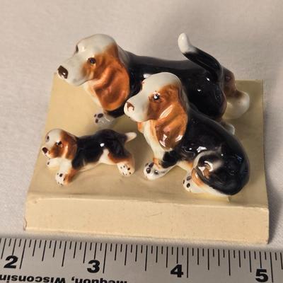 Vintage set of 3 Bone China Dogs