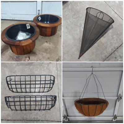 Outdoor Pots, Hanging Coconut Baskets and more (G-BBL)