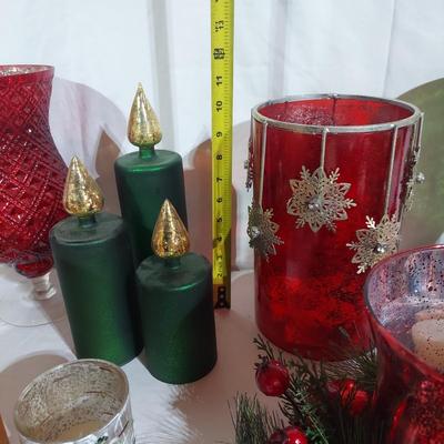 Christmas Holiday Candle Accessories and Flameless Candles (B2-BBL)