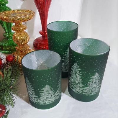 Christmas Holiday Candle Accessories and Flameless Candles (B2-BBL)