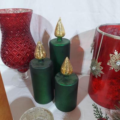 Christmas Holiday Candle Accessories and Flameless Candles (B2-BBL)