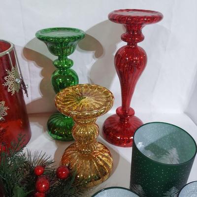 Christmas Holiday Candle Accessories and Flameless Candles (B2-BBL)