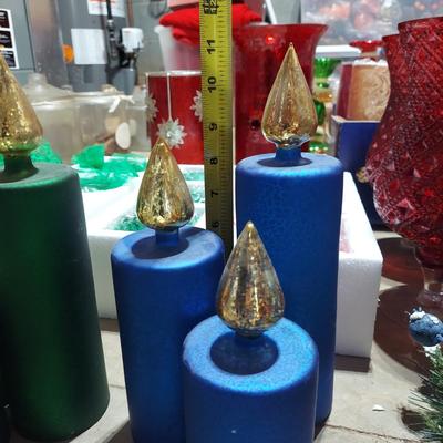 Christmas Holiday Candle Accessories and Flameless Candles (B2-BBL)