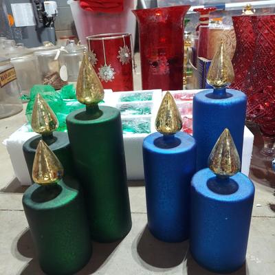 Christmas Holiday Candle Accessories and Flameless Candles (B2-BBL)