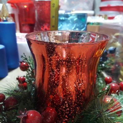 Christmas Holiday Candle Accessories and Flameless Candles (B2-BBL)