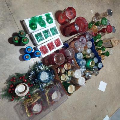 Christmas Holiday Candle Accessories and Flameless Candles (B2-BBL)