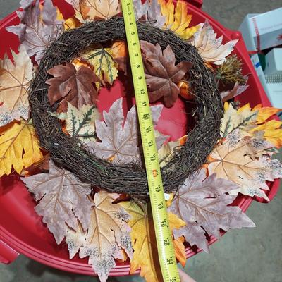 Fall Wreaths and Storage Containers (B2-BBL)