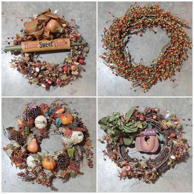 Fall Wreaths and Storage Containers (B2-BBL)