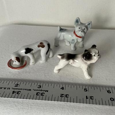 Very nice group of 3 ceramic dogs