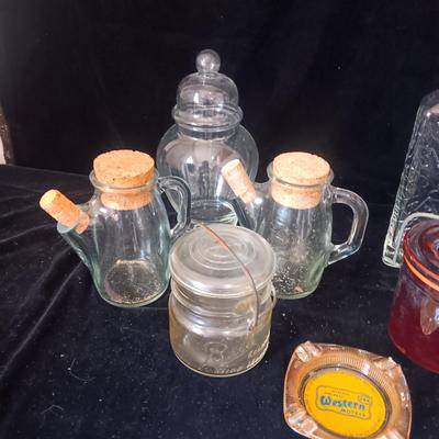 GLASS AND CLAY CONTAINERS