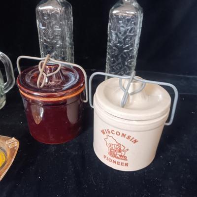 GLASS AND CLAY CONTAINERS