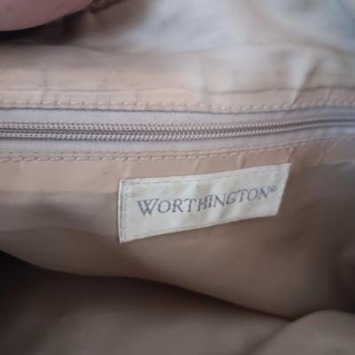 WORTHINGTON CLOTH PURSE AND BRIGHTON STYLE CLUTCH PURSE