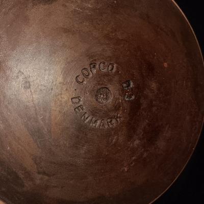 COPCO DENMARK ENAMELED CAST IRON DUTCH OVEN AND SERVING BOWL