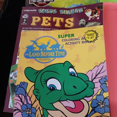 COLORED PAPER AND PAPER PIZAZZ BOOKS