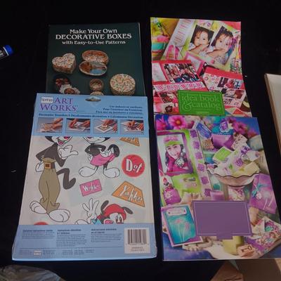COLORED PAPER AND PAPER PIZAZZ BOOKS