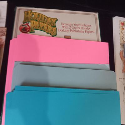 COLORED PAPER AND PAPER PIZAZZ BOOKS