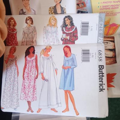 SEWING PATTERNS AND SOME ARTS AND CRAFTS ITEMS