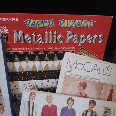 SEWING PATTERNS AND SOME ARTS AND CRAFTS ITEMS