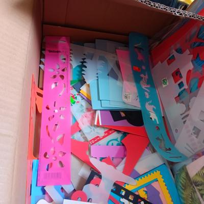A GREAT VARIETY OF CRAFT STENCILS AND SCRAPBOOKING PAGES AND MORE