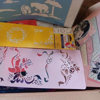 A GREAT VARIETY OF CRAFT STENCILS AND SCRAPBOOKING PAGES AND MORE