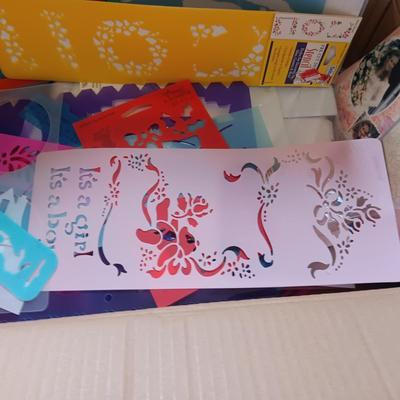 A GREAT VARIETY OF CRAFT STENCILS AND SCRAPBOOKING PAGES AND MORE