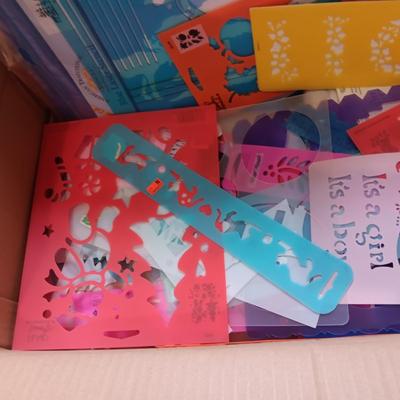A GREAT VARIETY OF CRAFT STENCILS AND SCRAPBOOKING PAGES AND MORE