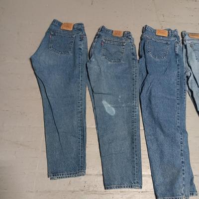 LADIES LEVI 550 DENIM JEANS SIZE 16