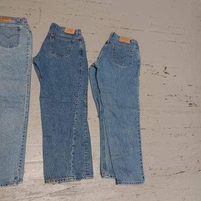 LADIES LEVI 550 DENIM JEANS SIZE 16