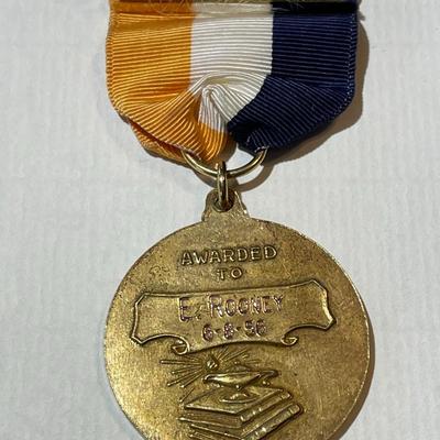 New York City Mayor Robert F. Wagner Scholastic Medal Award 1956 Presented to a Student.