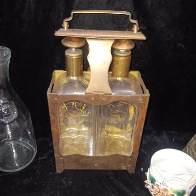LIQUOR DECANTERS, ICE CRUSHER, MUSTACHE CUP, ZIPPO LIGHTER AND MORE
