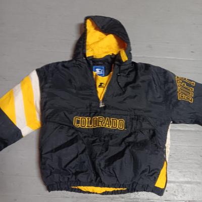 CU BUFFS STARTER JACKET SIZE LARGE
