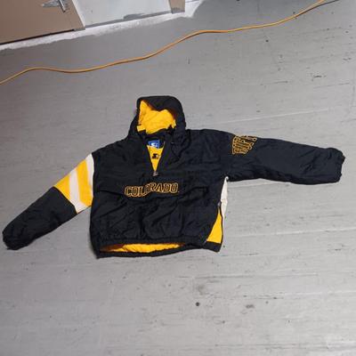 CU BUFFS STARTER JACKET SIZE LARGE