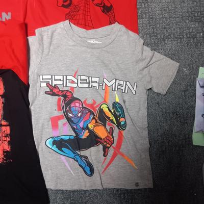 CHILD'S MARVEL SPIDER-MAN T-SHIRTS AND MORE SIZE 5 - 7