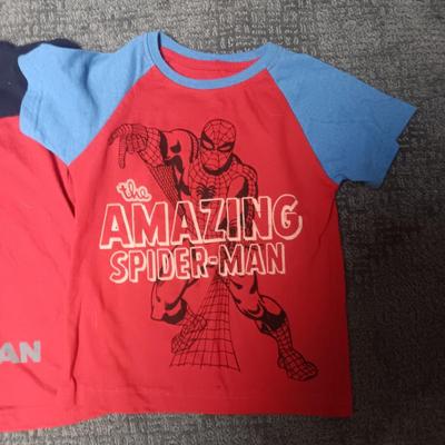 CHILD'S MARVEL SPIDER-MAN T-SHIRTS AND MORE SIZE 5 - 7