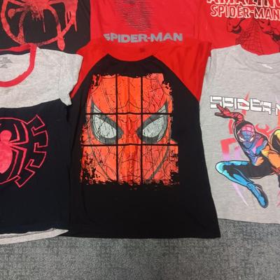 CHILD'S MARVEL SPIDER-MAN T-SHIRTS AND MORE SIZE 5 - 7