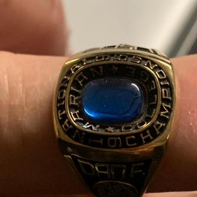 1995 US Cycling Championship Marion College Class Ring