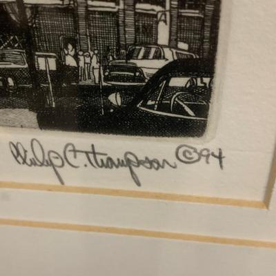 Signed Sketch Ebbets Field Framed 1/150